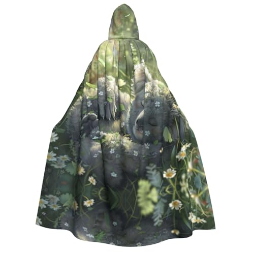 OIBNKCN Känguru Träumen Halloween Kapuzenmantel für Erwachsene Männer Frauen Weihnachten Hoodies Umhang Rollenspiel Kostüme von OIBNKCN
