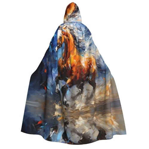 OIBNKCN Laufende wilde Pferde Halloween Kapuzenmantel für Erwachsene Männer Frauen Weihnachten Hoodies Umhang Rollenspiel Kostüme OIBNKCN Laufende wilde Pferde Halloween Kapuzenmantel für Erwachsene Männer Frauen Weihnachten Hoodies Umhang Rollenspiel Kostüme von OIBNKCN