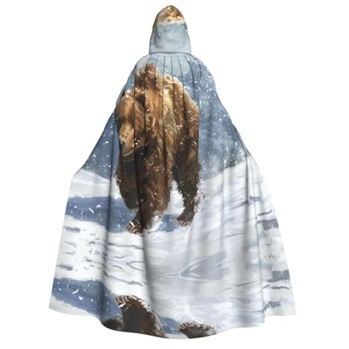 OIBNKCN Lonely Bear Halloween Kapuzenmantel für Erwachsene Männer Frauen Weihnachten Hoodies Umhang Rollenspiel Kostüme OIBNKCN Lonely Bear Halloween Kapuzenmantel für Erwachsene Männer Frauen Weihnachten Hoodies Umhang Rollenspiel Kostüme von OIBNKCN