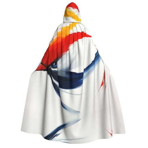 OIBNKCN Minimalistischer, farbenfroher Vogel-Halloween-Bademantel mit Kapuze für Erwachsene, Männer und Frauen, Weihnachts-Kapuzenpullover, Umhang, Rollenspiel-Kostüme OIBNKCN Minimalistischer, farbenfroher Vogel-Halloween-Bademantel mit Kapuze für Erwachsene, Männer und Frauen, Weihnachts-Kapuzenpullover, Umhang, Rollenspiel-Kostüme von OIBNKCN