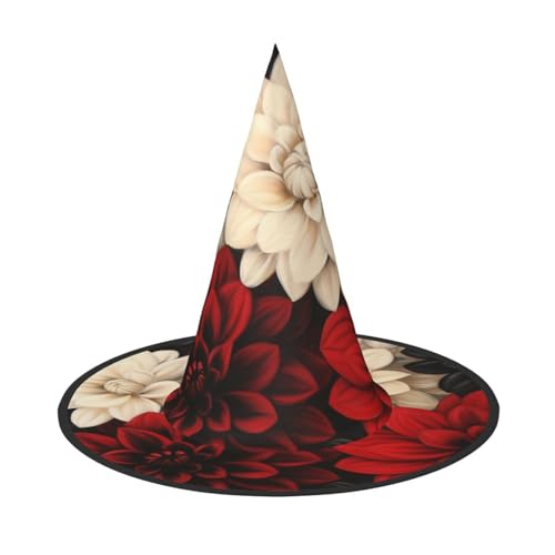 OIBNKCN Mysterious Rose Halloween Hut Hexenhut - Perfekt für Frauen, Männer, Hexenhut Dekor zum Aufhängen und Partygebrauch OIBNKCN Mysterious Rose Halloween Hut Hexenhut - Perfekt für Frauen, Männer, Hexenhut Dekor zum Aufhängen und Partygebrauch von OIBNKCN