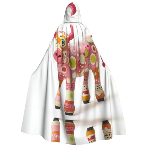OIBNKCN Niedlicher farbenfroher Halloween-Bademantel mit Kapuze für Erwachsene, Männer und Frauen, Weihnachts-Kapuzenpullover, Umhang, Rollenspiel-Kostüme OIBNKCN Niedlicher farbenfroher Halloween-Bademantel mit Kapuze für Erwachsene, Männer und Frauen, Weihnachts-Kapuzenpullover, Umhang, Rollenspiel-Kostüme von OIBNKCN