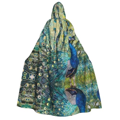 OIBNKCN Pfau Spreizschwanz Halloween Kapuzenmantel für Erwachsene Männer Frauen Weihnachten Hoodies Umhang Rollenspiel Kostüme OIBNKCN Pfau Spreizschwanz Halloween Kapuzenmantel für Erwachsene Männer Frauen Weihnachten Hoodies Umhang Rollenspiel Kostüme von OIBNKCN