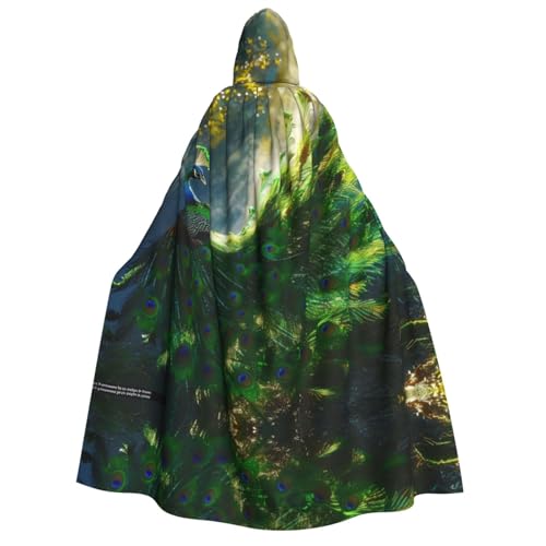 OIBNKCN Pfau unter der Sonne Halloween Kapuzenmantel für Erwachsene Männer Frauen Weihnachten Hoodies Umhang Rollenspiel Kostüme OIBNKCN Pfau unter der Sonne Halloween Kapuzenmantel für Erwachsene Männer Frauen Weihnachten Hoodies Umhang Rollenspiel Kostüme von OIBNKCN