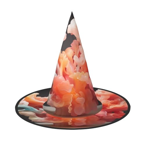 OIBNKCN Pinker Korallenhut für Halloween, Hexenhut, perfekt für Frauen, Männer, Hexenhut, Dekoration zum Aufhängen und für Partys OIBNKCN Pinker Korallenhut für Halloween, Hexenhut, perfekt für Frauen, Männer, Hexenhut, Dekoration zum Aufhängen und für Partys von OIBNKCN