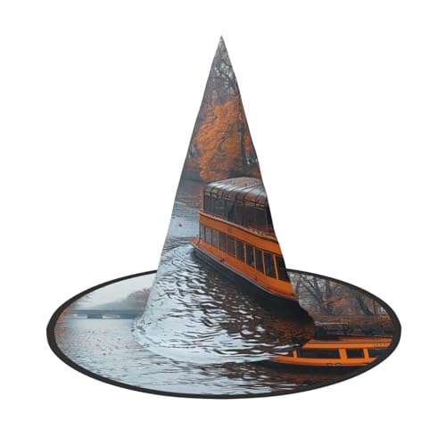 OIBNKCN Riverside Dampfer Halloween Hut Hexenhut - Perfekt für Frauen, Männer, Hexenhut Dekor zum Aufhängen und Partygebrauch OIBNKCN Riverside Dampfer Halloween Hut Hexenhut - Perfekt für Frauen, Männer, Hexenhut Dekor zum Aufhängen und Partygebrauch von OIBNKCN