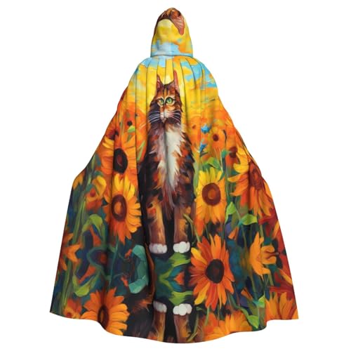 OIBNKCN Ruhige kleine Katze, geeignet für Männer und Frauen, Kapuzenmäntel, Mäntel, Ritter, stilvolle und coole Rollenspiel-Kostüme OIBNKCN Ruhige kleine Katze, geeignet für Männer und Frauen, Kapuzenmäntel, Mäntel, Ritter, stilvolle und coole Rollenspiel-Kostüme von OIBNKCN