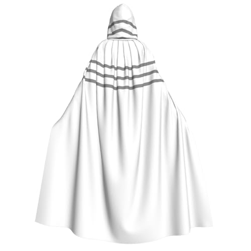 OIBNKCN Schwarz und Weiß grid12 Halloween Kapuzenmantel für Erwachsene Männer Frauen Weihnachten Hoodies Umhang Rollenspiel Kostüme von OIBNKCN