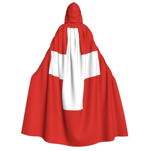 OIBNKCN Schweizer Flagge Halloween Kapuzenmantel für Erwachsene Männer Frauen Weihnachten Hoodies Umhang Rollenspiel Kostüme OIBNKCN Schweizer Flagge Halloween Kapuzenmantel für Erwachsene Männer Frauen Weihnachten Hoodies Umhang Rollenspiel Kostüme von OIBNKCN