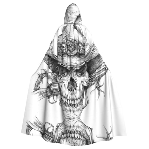 OIBNKCN Serious skeleton Suitable for both men and women, adult hooded robes, cloaks, knights, stylish and cool role-playing costumes OIBNKCN Serious skeleton Suitable for both men and women, adult hooded robes, cloaks, knights, stylish and cool role-playing costumes von OIBNKCN