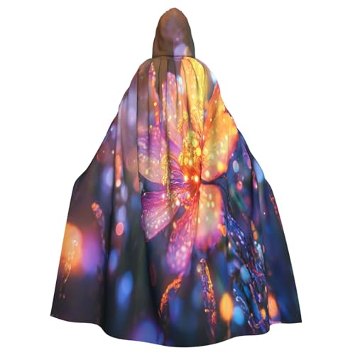 OIBNKCN Strahlender und atemberaubender Blumen-Kapuzenumhang für Damen und Herren, langlebiger und stilvoller schwarzer Umhang mit Kapuze für Halloween, Cosplay und mehr. OIBNKCN Strahlender und atemberaubender Blumen-Kapuzenumhang für Damen und Herren, langlebiger und stilvoller schwarzer Umhang mit Kapuze für Halloween, Cosplay und mehr. von OIBNKCN
