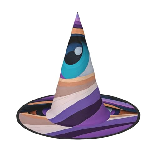 OIBNKCN The Mysterious Eye Halloween-Hut Hexenhut – perfekt für Frauen, Männer, Hexenhut, Dekoration zum Aufhängen und für Partys OIBNKCN The Mysterious Eye Halloween-Hut Hexenhut – perfekt für Frauen, Männer, Hexenhut, Dekoration zum Aufhängen und für Partys von OIBNKCN