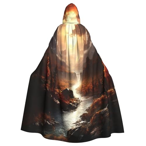 OIBNKCN The ancient Fairyland Hooded Cloak for Men and Womens, Durable and Stylish Black Cloak with Hood for Halloween, Cosplay and More. OIBNKCN The ancient Fairyland Hooded Cloak for Men and Womens, Durable and Stylish Black Cloak with Hood for Halloween, Cosplay and More. von OIBNKCN