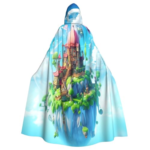 OIBNKCN The magical castle Hooded Cloak for Men and Womens, Durable and Stylish Black Cloak with Hood for Halloween, Cosplay and More. OIBNKCN The magical castle Hooded Cloak for Men and Womens, Durable and Stylish Black Cloak with Hood for Halloween, Cosplay and More. von OIBNKCN