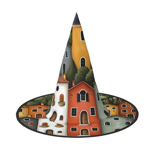 OIBNKCN Traumschloss Halloween-Hut Hexenhut – perfekt für Frauen, Männer, Hexenhut, Dekoration zum Aufhängen und für Partys OIBNKCN Traumschloss Halloween-Hut Hexenhut – perfekt für Frauen, Männer, Hexenhut, Dekoration zum Aufhängen und für Partys von OIBNKCN