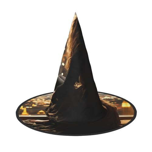 OIBNKCN v2xdzdev Halloween Hut Hexenhut - Perfekt für Frauen, Männer, Hexenhut Dekor zum Aufhängen und Partygebrauch OIBNKCN v2xdzdev Halloween Hut Hexenhut - Perfekt für Frauen, Männer, Hexenhut Dekor zum Aufhängen und Partygebrauch von OIBNKCN