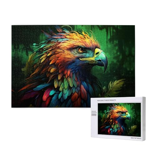 Serious Colored Owl 1000 Puzzles für Erwachsene, anspruchsvolle Puzzles, perfekt für Spielabende, fertige Puzzle-Größen von 29,5 x 19,7 cm Serious Colored Owl 1000 Puzzles für Erwachsene, anspruchsvolle Puzzles, perfekt für Spielabende, fertige Puzzle-Größen von 29,5 x 19,7 cm von OIBNKCN