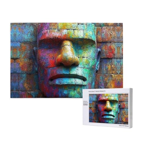Spleißmuster 2 1000 Puzzles für Erwachsene, herausfordernde Puzzle, perfekt für Spieleabende, komplette Puzzle-Größen von 75 x 50 cm von OIBNKCN