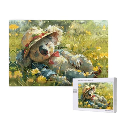 The Oil Painting Doll 1000 Adult Puzzles - Herausfordernde Puzzles, Perfekt für Spieleabende - Fertige Puzzle-Größen von 29,5 x 19,7 von OIBNKCN