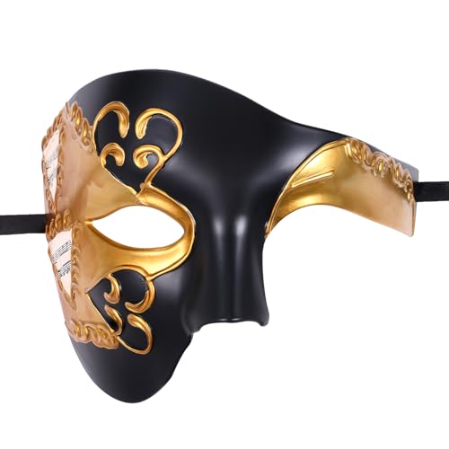 OIDEA Halbgesichtsmaskerade Maske für Herren: Phantom der Oper Musik Kostümmaske für Erwachsene Männer OIDEA Halbgesichtsmaskerade Maske für Herren: Phantom der Oper Musik Kostümmaske für Erwachsene Männer von OIDEA