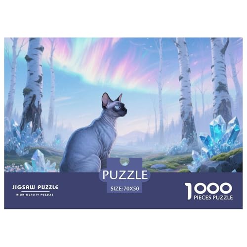 Abyssinischen 1000 Teile Puzzle Pet Katze Geschenke Für Frauen/Männer Herausforderung Detailreich Spaß Lernspiel 70x50cm/1000pcs Abyssinischen 1000 Teile Puzzle Pet Katze Geschenke Für Frauen/Männer Herausforderung Detailreich Spaß Lernspiel 70x50cm/1000pcs von OJASDBDJE