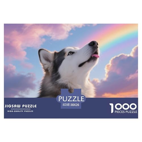 Alaskanische Malamute 1000 Teile Puzzle Haustier Hund Für Die Ganze Familie Entspannend Detailreich Spielzeug Lernspiel 38x26cm/1000pcs Alaskanische Malamute 1000 Teile Puzzle Haustier Hund Für Die Ganze Familie Entspannend Detailreich Spielzeug Lernspiel 38x26cm/1000pcs von OJASDBDJE