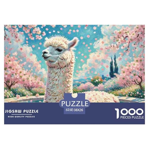 Alpakas 1000 Teile Puzzle Tiere Für Die Ganze Familie Entspannend Premium-Qualität Spielzeug Lernspiel 38x26cm/1000pcs Alpakas 1000 Teile Puzzle Tiere Für Die Ganze Familie Entspannend Premium-Qualität Spielzeug Lernspiel 38x26cm/1000pcs von OJASDBDJE