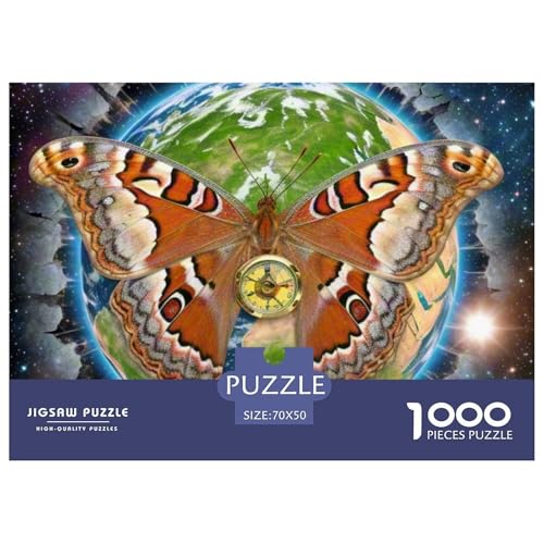 Atlas-Mott 1000 Teile Puzzle Magische Fantasie Für Die Ganze Familie Entspannend Premium-Qualität Spaß Lernspiel 70x50cm/1000pcs von OJASDBDJE