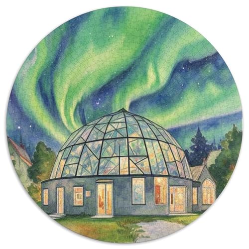 Aurora 1000 Teile Puzzle Architektur Circular Puzzles Geeignet Ab 12 Jahren Pädagogisches Für Erwachsene Kinder Buntes Tier Geschenke 1000pcs (67.5x67.5cm) von OJASDBDJE