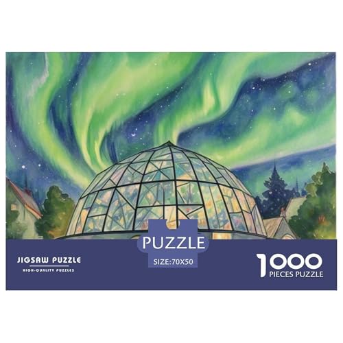 Aurora 1000 Teile Puzzle Architektur Für Die Ganze Familie Entspannend Premium-Qualität Spaß Pädagogisches Spiel 70x50cm/1000pcs von OJASDBDJE