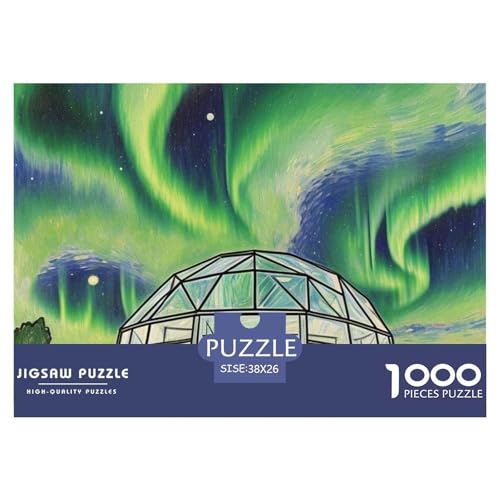 Aurora 1000 Teile Puzzle Architektur Für Die Ganze Familie Herausforderung Premium-Qualität Spaß Pädagogisches Spiel 38x26cm/1000pcs von OJASDBDJE