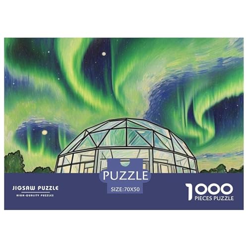 Aurora 1000 Teile Puzzle Architektur Für Die Ganze Familie Herausforderung Premium-Qualität Spielzeug Lernspiel 70x50cm/1000pcs von OJASDBDJE