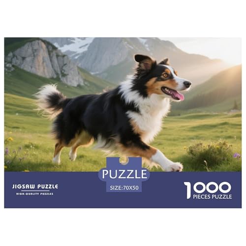 Australischer Schäfer 1000 Teile Puzzle Haustier Hund Für Die Ganze Familie Herausforderung Detailreich Spaß Pädagogisches Spiel 70x50cm/1000pcs Australischer Schäfer 1000 Teile Puzzle Haustier Hund Für Die Ganze Familie Herausforderung Detailreich Spaß Pädagogisches Spiel 70x50cm/1000pcs von OJASDBDJE