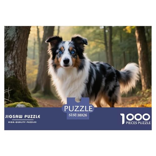 Australischer Schäfer 1000 Teile Puzzle Haustier Hund Für Die Ganze Familie Herausforderung Detailreich Spielzeug Lernspiel 38x26cm/1000pcs Australischer Schäfer 1000 Teile Puzzle Haustier Hund Für Die Ganze Familie Herausforderung Detailreich Spielzeug Lernspiel 38x26cm/1000pcs von OJASDBDJE