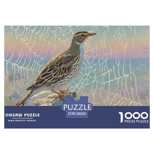 Baumpipit 1000 Teile Puzzle Vogel Geschenke Für Frauen/Männer Entspannend Detailreich Spielzeug Pädagogisches Spiel 38x26cm/1000pcs von OJASDBDJE