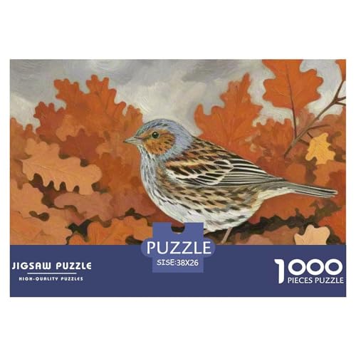 Baumpipit 1000 Teile Puzzles Vogel Für Kinder Ab 12 Jahren Entspannend Detailreich Spielzeug Lernspiel 38x26cm/1000pcs von OJASDBDJE