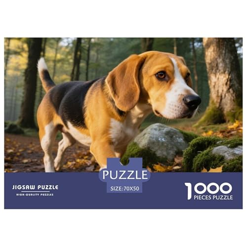 Beagle 1000 Teile Puzzle Haustier Hund Für Die Ganze Familie Entspannend Premium-Qualität Spielzeug Lernspiel 70x50cm/1000pcs Beagle 1000 Teile Puzzle Haustier Hund Für Die Ganze Familie Entspannend Premium-Qualität Spielzeug Lernspiel 70x50cm/1000pcs von OJASDBDJE