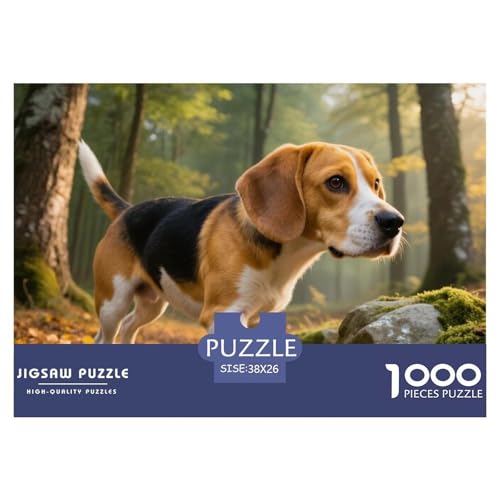Beagle 1000 Teile Puzzle Haustier Hund Für Kinder Ab 12 Jahren Entspannend Detailreich Spielzeug Pädagogisches Spiel 38x26cm/1000pcs Beagle 1000 Teile Puzzle Haustier Hund Für Kinder Ab 12 Jahren Entspannend Detailreich Spielzeug Pädagogisches Spiel 38x26cm/1000pcs von OJASDBDJE