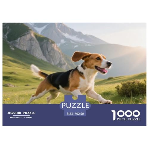 Beagle 1000 Teile Puzzle Haustier Hund Geschenke Für Frauen/Männer Herausforderung Detailreich Spielzeug Pädagogisches Spiel 70x50cm/1000pcs Beagle 1000 Teile Puzzle Haustier Hund Geschenke Für Frauen/Männer Herausforderung Detailreich Spielzeug Pädagogisches Spiel 70x50cm/1000pcs von OJASDBDJE