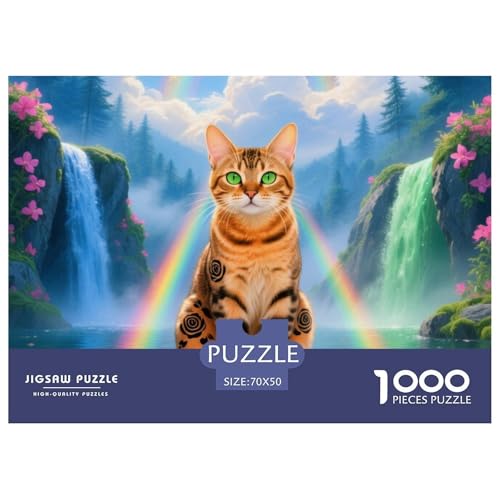 Bengalen 1000 Teile Puzzle Pet Katze Für Die Ganze Familie Herausforderung Detailreich Spielzeug Lernspiel 70x50cm/1000pcs Bengalen 1000 Teile Puzzle Pet Katze Für Die Ganze Familie Herausforderung Detailreich Spielzeug Lernspiel 70x50cm/1000pcs von OJASDBDJE