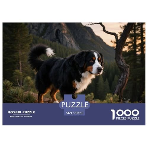 Bernese Mountain Dog 1000 Teile Puzzle Haustier Hund Für Die Ganze Familie Herausforderung Premium-Qualität Spielzeug Lernspiel 70x50cm/1000pcs Bernese Mountain Dog 1000 Teile Puzzle Haustier Hund Für Die Ganze Familie Herausforderung Premium-Qualität Spielzeug Lernspiel 70x50cm/1000pcs von OJASDBDJE
