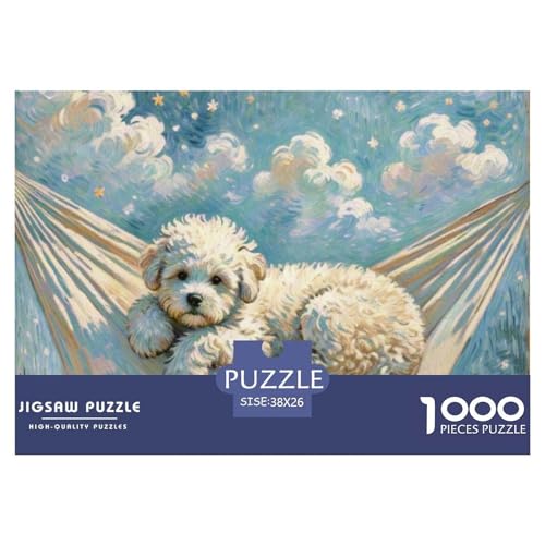 Bichon Frise 1000 Teile Puzzle Haustier Hund Für Kinder Ab 12 Jahren Herausforderung Detailreich Spaß Lernspiel 38x26cm/1000pcs Bichon Frise 1000 Teile Puzzle Haustier Hund Für Kinder Ab 12 Jahren Herausforderung Detailreich Spaß Lernspiel 38x26cm/1000pcs von OJASDBDJE