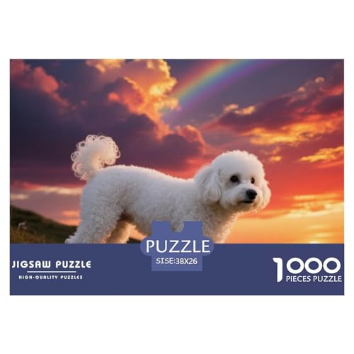 Bichon Frise 1000 Teile Puzzle Haustier Hund Für Kinder Ab 12 Jahren Herausforderung Detailreich Spielzeug Lernspiel 38x26cm/1000pcs Bichon Frise 1000 Teile Puzzle Haustier Hund Für Kinder Ab 12 Jahren Herausforderung Detailreich Spielzeug Lernspiel 38x26cm/1000pcs von OJASDBDJE