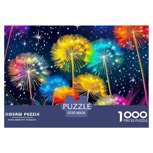 Blumen 1000 Teile Puzzle Für Die Ganze Familie Entspannend Detailreich Spaß Lernspiel 38x26cm/1000pcs von OJASDBDJE