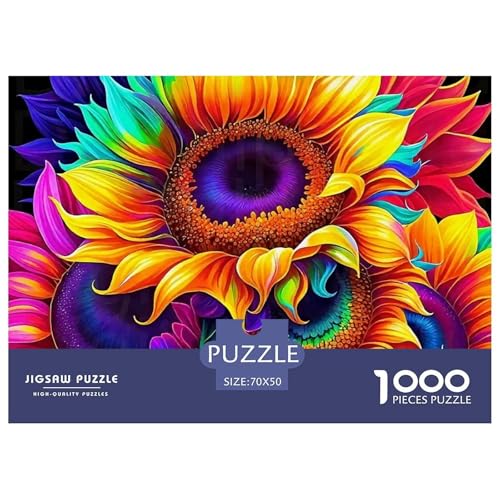 Blumen 1000 Teile Puzzle Für Kinder Ab 12 Jahren Herausforderung Detailreich Spaß Pädagogisches Spiel 70x50cm/1000pcs von OJASDBDJE