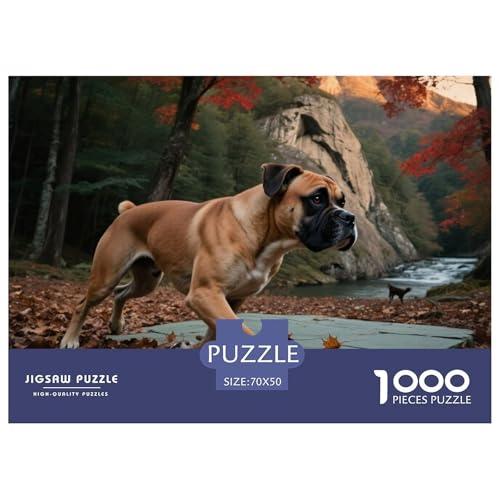 Boxer 1000 Teile Puzzle Haustier Hund Für Die Ganze Familie Entspannend Premium-Qualität Spaß Pädagogisches Spiel 70x50cm/1000pcs Boxer 1000 Teile Puzzle Haustier Hund Für Die Ganze Familie Entspannend Premium-Qualität Spaß Pädagogisches Spiel 70x50cm/1000pcs von OJASDBDJE