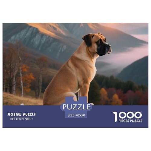 Boxer 1000 Teile Puzzle Haustier Hund Für Kinder Ab 12 Jahren Entspannend Premium-Qualität Spaß Pädagogisches Spiel 70x50cm/1000pcs Boxer 1000 Teile Puzzle Haustier Hund Für Kinder Ab 12 Jahren Entspannend Premium-Qualität Spaß Pädagogisches Spiel 70x50cm/1000pcs von OJASDBDJE