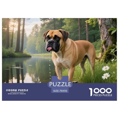 Boxer 1000 Teile Puzzle Haustier Hund Für Kinder Ab 12 Jahren Entspannend Premium-Qualität Spaß Pädagogisches Spiel 70x50cm/1000pcs Boxer 1000 Teile Puzzle Haustier Hund Für Kinder Ab 12 Jahren Entspannend Premium-Qualität Spaß Pädagogisches Spiel 70x50cm/1000pcs von OJASDBDJE