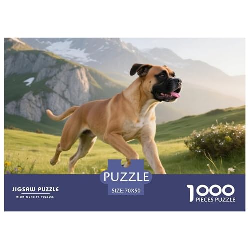 Boxer 1000 Teile Puzzle Haustier Hund Für Kinder Ab 12 Jahren Herausforderung Detailreich Spaß Pädagogisches Spiel 70x50cm/1000pcs Boxer 1000 Teile Puzzle Haustier Hund Für Kinder Ab 12 Jahren Herausforderung Detailreich Spaß Pädagogisches Spiel 70x50cm/1000pcs von OJASDBDJE