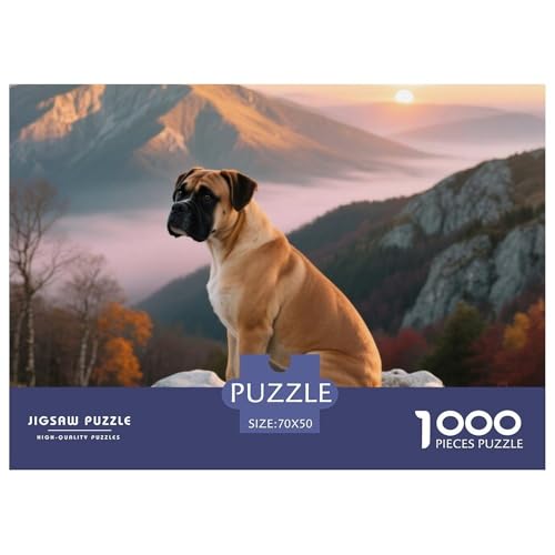 Boxer 1000 Teile Puzzle Haustier Hund Für Kinder Ab 12 Jahren Herausforderung Premium-Qualität Spaß Lernspiel 70x50cm/1000pcs Boxer 1000 Teile Puzzle Haustier Hund Für Kinder Ab 12 Jahren Herausforderung Premium-Qualität Spaß Lernspiel 70x50cm/1000pcs von OJASDBDJE